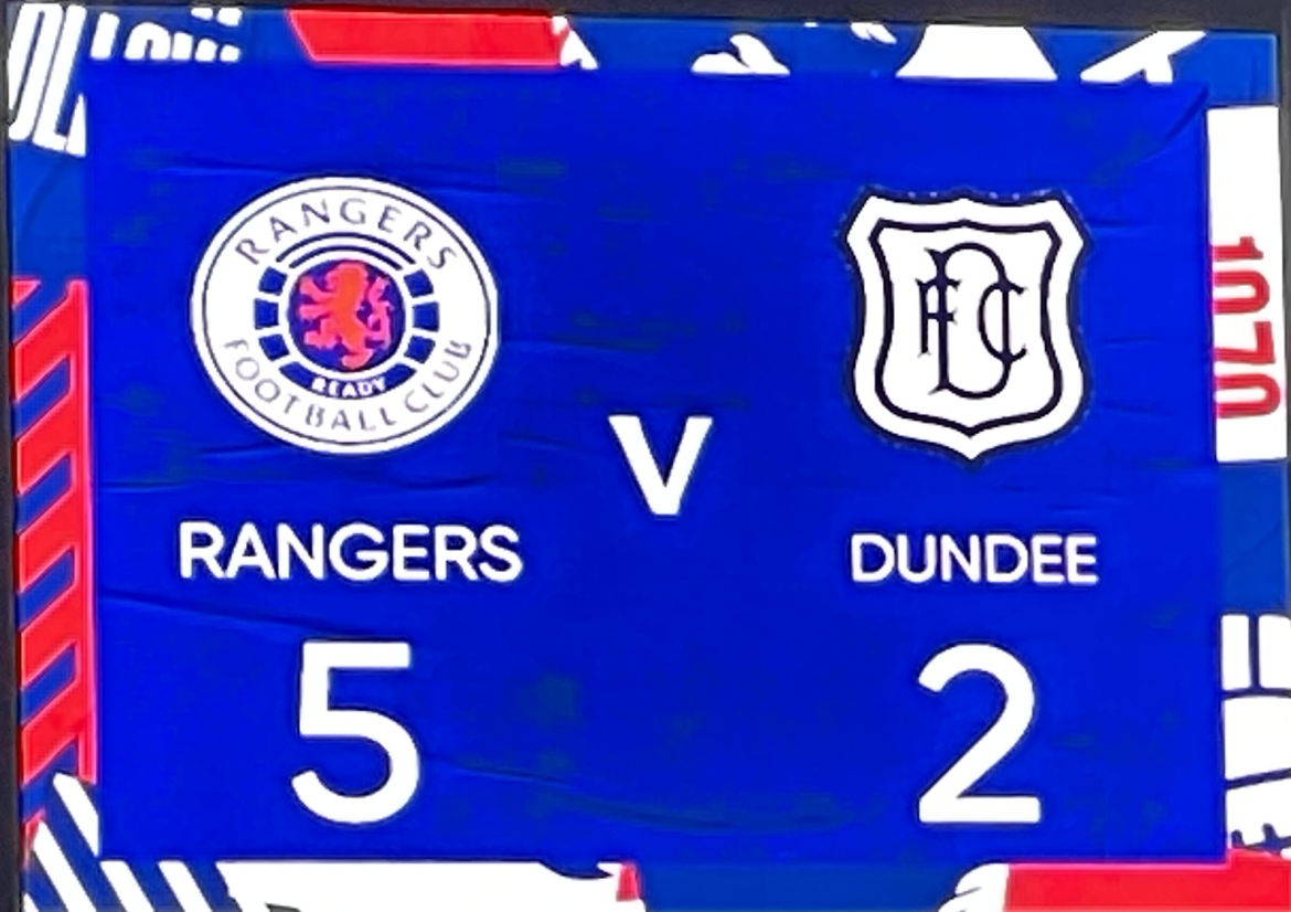 Picking Up The Pieces – Rangers 5-2 Dundee