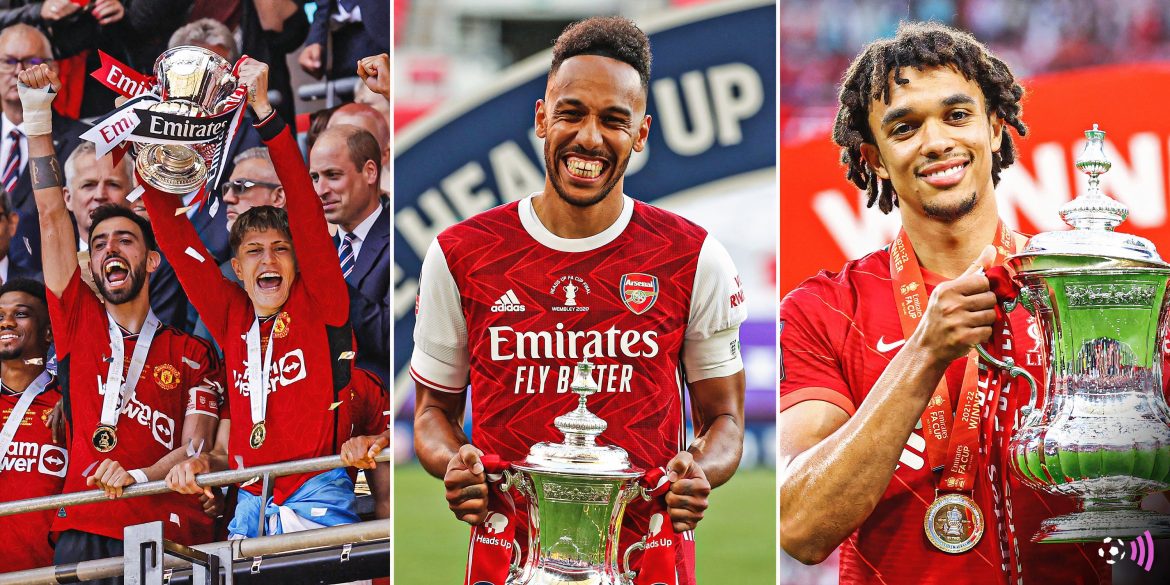 The 9 most successful teams in the FA Cup